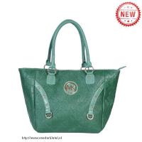 michael kors logo studded medium groen bakken Handtassen Outlet r2osu309